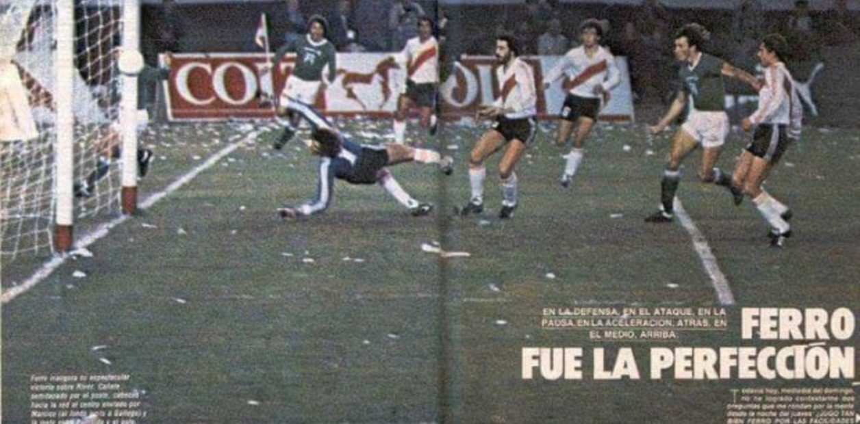 Ferro fue la perfeccin- Foto Tapa Revista El Grfico