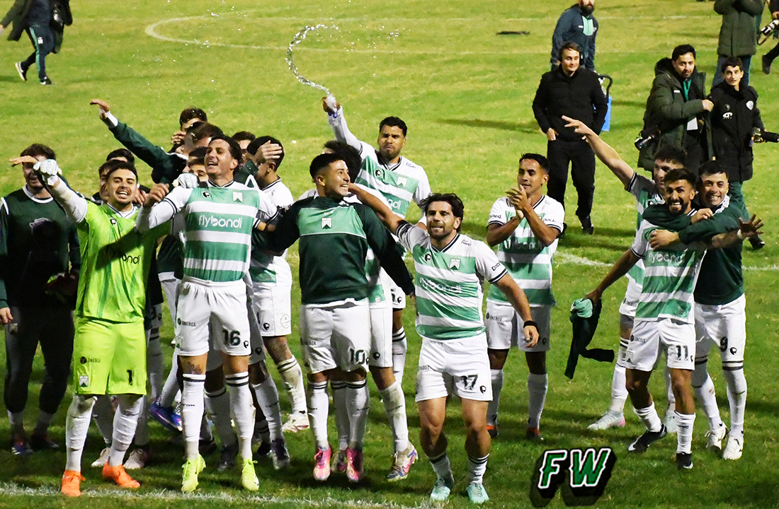 La alegr�a tras la victorial