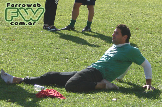 Entrenamiento Ferro - El arquero Jorge Carranza Entrenamiento Ferro - El arquero Jorge Carranza