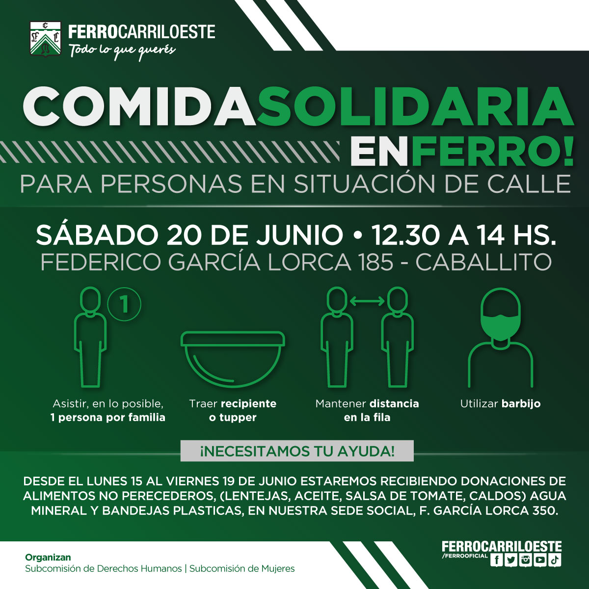 Ferro Comida Solidaria Ferro Comida Solidaria