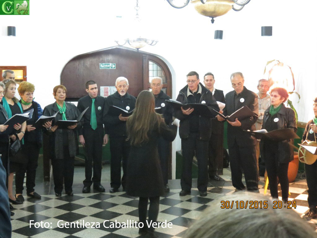 La Noche de los Museos en Ferro - Coro Club Ferro Carril Oeste: Foto Caballito Verde La Noche de los Museos en Ferro - Coro Club Ferro Carril Oeste: Foto Caballito Verde