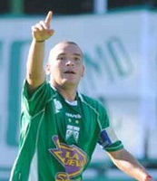 Un joven y delgado Salmern fue el mximo scorer, con 11 tantos.
