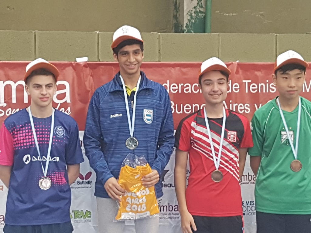 Podio Sub 18: L. Fuentes (1º)/G. Satriani y L. Jang (3ros.) Podio Sub 18: L. Fuentes (1º)/G. Satriani y L. Jang (3ros.)