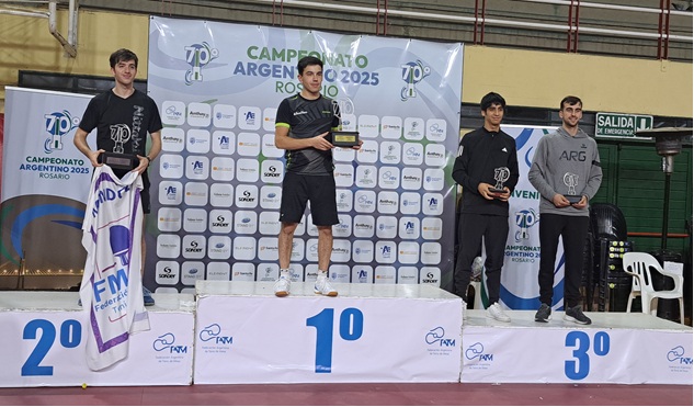 Foto: Podio Todo Competidor Campeonato Nacional: Martin Bentancor semifinalista