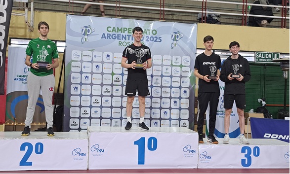 Foto: Podio Caballeros Sub 23: Franco Spinelli Subcampeón Nacional Foto: Podio Caballeros Sub 23: Franco Spinelli Subcampeón Nacional