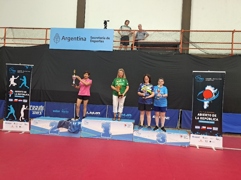 Podio Damas 60: Campeona: A. Vitullo Podio Damas 60: Campeona: A. Vitullo
